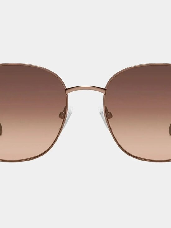 QUAY Women\'s JEZABELL NO-NS-2198 Chocolate Frame/Brown Fawn Lenses Sunglasses